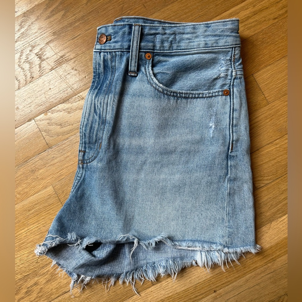 Madewell Distressed Denim Shorts